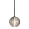 Besa Lighting Kristall 8 Cord Pendant, Smoke, Bronze Finish, 1x9W LED 1TT-461602-LED-BR - alternate 1